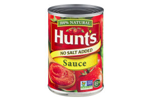 Hunt's No Salt Added Tomato Sauce