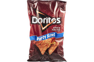 Doritos Tortilla Chips Party Size! Spicy Nacho