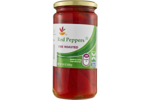 Ahold Red Peppers Fire Roasted