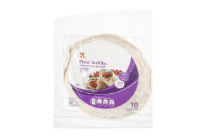 Ahold Flour Tortillas Omega-3 & Calcium Medium - 10 CT