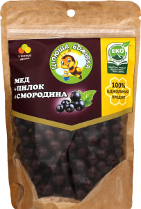 Драже мед+пилок+смородина Цілюща бджілка д/п 150г