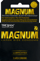 Trojan Large Size Condoms Magnum - 3 CT