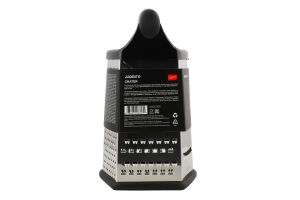 Терка Джеміні чорна нержавіюча сталь/пластик шестистороння AR2131SSАрдесто