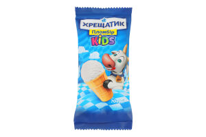 Морозиво 15% пломбір у вафельному стаканчику Kids Хрещатик м/у 70г