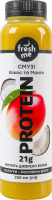 Напиток кокосовый пастеризованный с пюре манго Кокос-манго Смузи Protein Fresh me п/бут 330мл