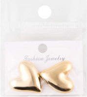 Сережки-гвіздки жовтий метал в асортименті LF25051501