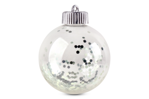 Прикраса ялинкова Куля з зірками 8см 833963