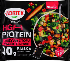 Овочі глибокозаморожені з тофу та соусом теріякі High protein Hortex м/у 450г
