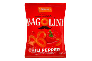 Сушки с паприкой и перцем чили Bagolini Київхліб м/у 250г