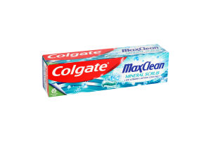 Паста зубная Tingling Mint MaxClean Mineral Scrub Colgate 75мл