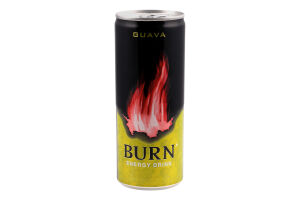 Напиток энергетический безалкогольный сильногазированный Гуава Burn ж/б 250мл