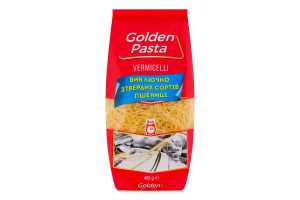 Изделия макаронные группа А класс экстра Вермишель тонкая короткая Golden Pasta м/у 400г