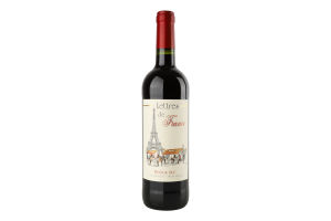 Вино 0.75л 12% червоне сухе Rouge Sec Lettres de France пл