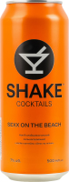 Напиток слабоалкогольный 500мл 7% сильногазированный Sexx на пляже Cocktails Shake ж/б
