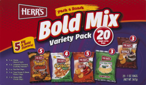 Herr's Bold Mix Variety Pack - 20 CT