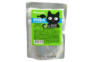Корм д/котів Pitomets Риба В соусі 100г пауч