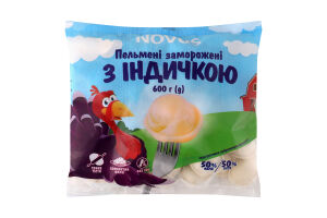 Пельмени с индейкой Novus м/у 600г