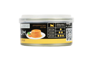 Корм д/котів Platinum Ніжний паштет з курки 70г ж/б AnimAll