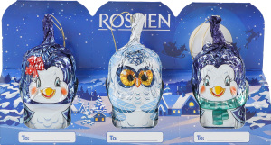 Фігури з молочного шоколаду Зимові друзі Roshen к/у 3х20г