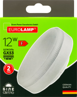 Лампа светодиодная 12W GX53 4000К Eurolamp 1шт
