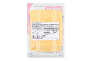 Сыр 50% твердый ломтики нарезанные Традиционный Комо лоток 150г