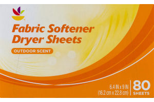 Ahold Fabric Softener Dryer Sheets Outdoor Scent - 80 CT