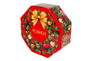 Набор подарочный Рождественский венок Roshen к/у 599г