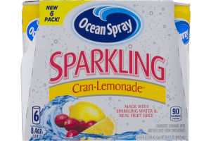 Ocean Spray Sparkling Cran-Lemonade - 6 CT