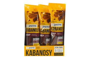 Снеки мясные из говядины Kabanosy Дмитрук в/к м/у 80г