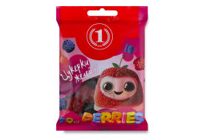 Конфеты желейные Berries ТМ "1" м/у 70г