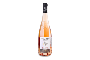 Вино 750мл 10.5% рожеве напівсухе натуральне купажоване AOP Rose d'Anjou Vins et terroirs de Loire Pierre Bourre пл