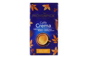 Кофе натуральный жареный молотый Caffe Crema Movenpick м/у 500г
