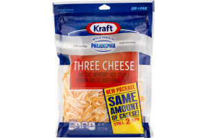 Kraft Shredded Cheese Three Cheese
