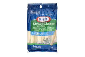 Kraft Reduced Fat String Cheese Mozzarella - 12 CT
