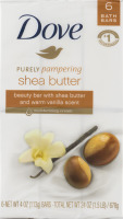 Dove Purely Pampering Shea Butter Beauty Bar - 6 CT