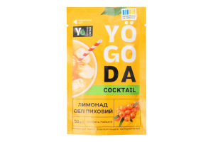 Концентрат напою безалкогольного пастеризований Лимонад обліпиховий Cocktail Yogoda д/п 50г