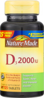 Nature Made D3 2000 IU - 125 CT
