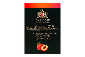 Чай чорний з персиком OPA Благородний будинок Chelton в/с к/у 100г