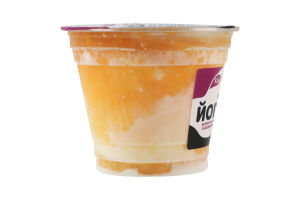 Йогурт 3.2% безлактозний термостатний з наповнювачем Манго-чіа Lago ст 250г