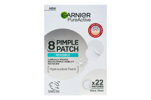 Патчи против прыщей гидроколлоидные Pure active Garnier 22шт