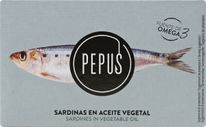 Сардини Pepus в рослинній олії