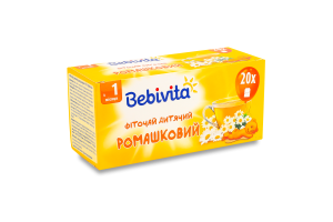 Фіточай для дітей від 1міс ромашковий Bebivita к/у 20х1.5г
