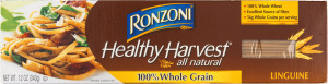 Ronzoni Healthy Harvest 100% Whole Grain Linguine