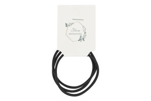 Резинка для волосся шнур ТОВ Южпромгруп 3шт в асорт