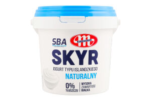 Йогурт Skyr натуральний 0% 500г відро Mlekovita