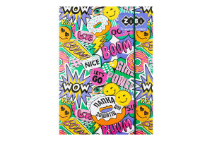 Папка д/зошитів Wow B5 картон на гумці ZiBi