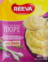 Пюре картопляне швидкого приготування Яловичина Reeva м/у 40г