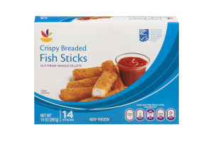 Ahold Crispy Breaded Fish Sticks - 14 CT