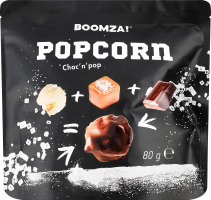 Попкорн з смаком солоної карамелі карамелізований глазурований 80г Boomza!