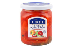 Перець маринований з прянощами Ніжин с/б 450г